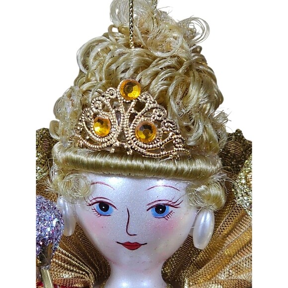 Vtg Kurt S Adler The Mystique Collection Hand Blown Glass Ornament Red Queen - Picture 9 of 11